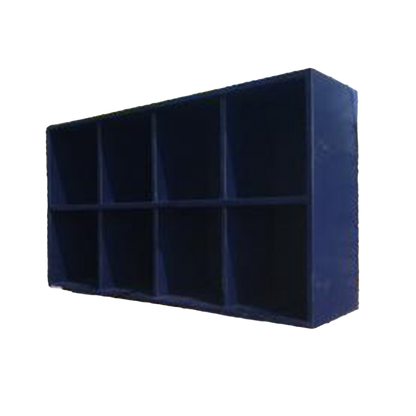 8 Helmet Cubby Rack