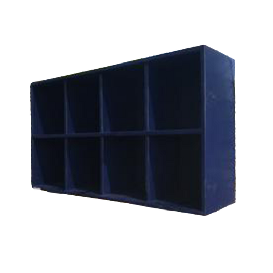 8 Helmet Cubby Rack
