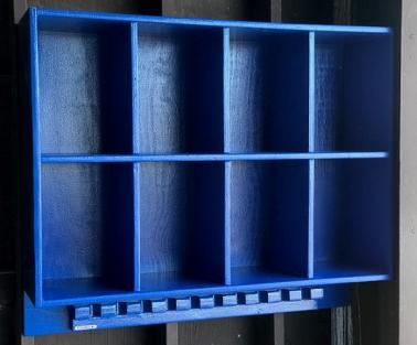 Lincoln Way East Dugout Helmet/Bat Combo Rack