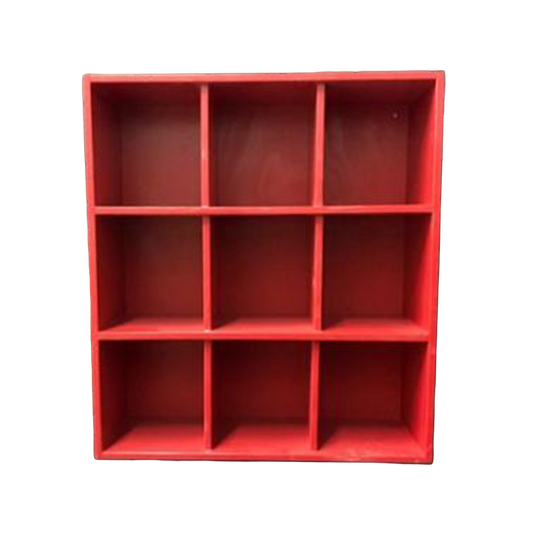 9 Helmet Cubby Rack