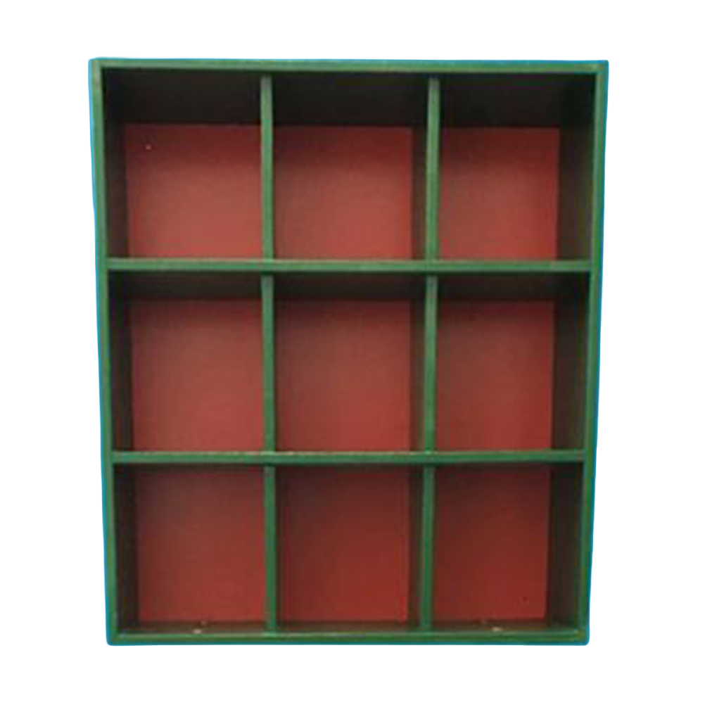 9 Helmet Cubby Rack