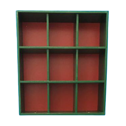 9 Helmet Cubby Rack