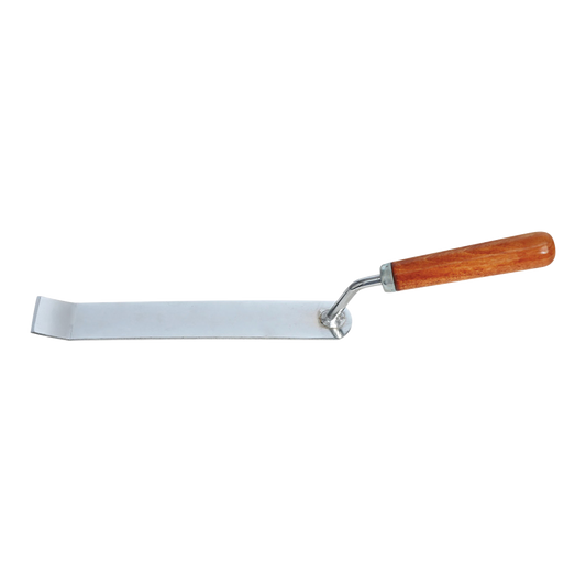 Digout tool with a brown handle