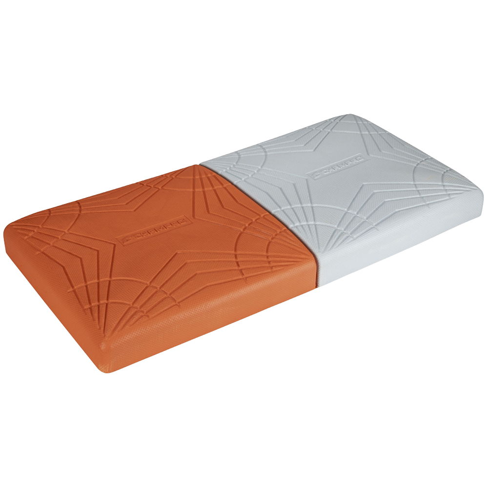 Double first base with one white and one orange