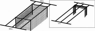 Trigon Curtain Style 11' Indoor Suspension Kit