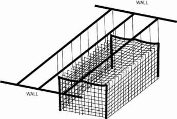 Trigon Curtain Style 40' Indoor Suspension Kit