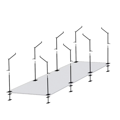 Procage 55' Cantilever Batting Cage Frame