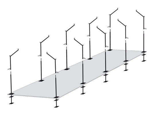 Procage 70' Cantilever Batting Cage Frame