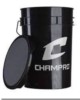 Champro Ball Bucket w/ Padded Lid