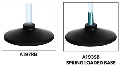 Corner Flags with Rubber Bases, 1/2" Pole w/ Spring