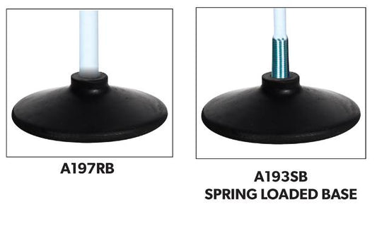 Corner Flags with Rubber Bases, 1/2" Pole w/ Spring
