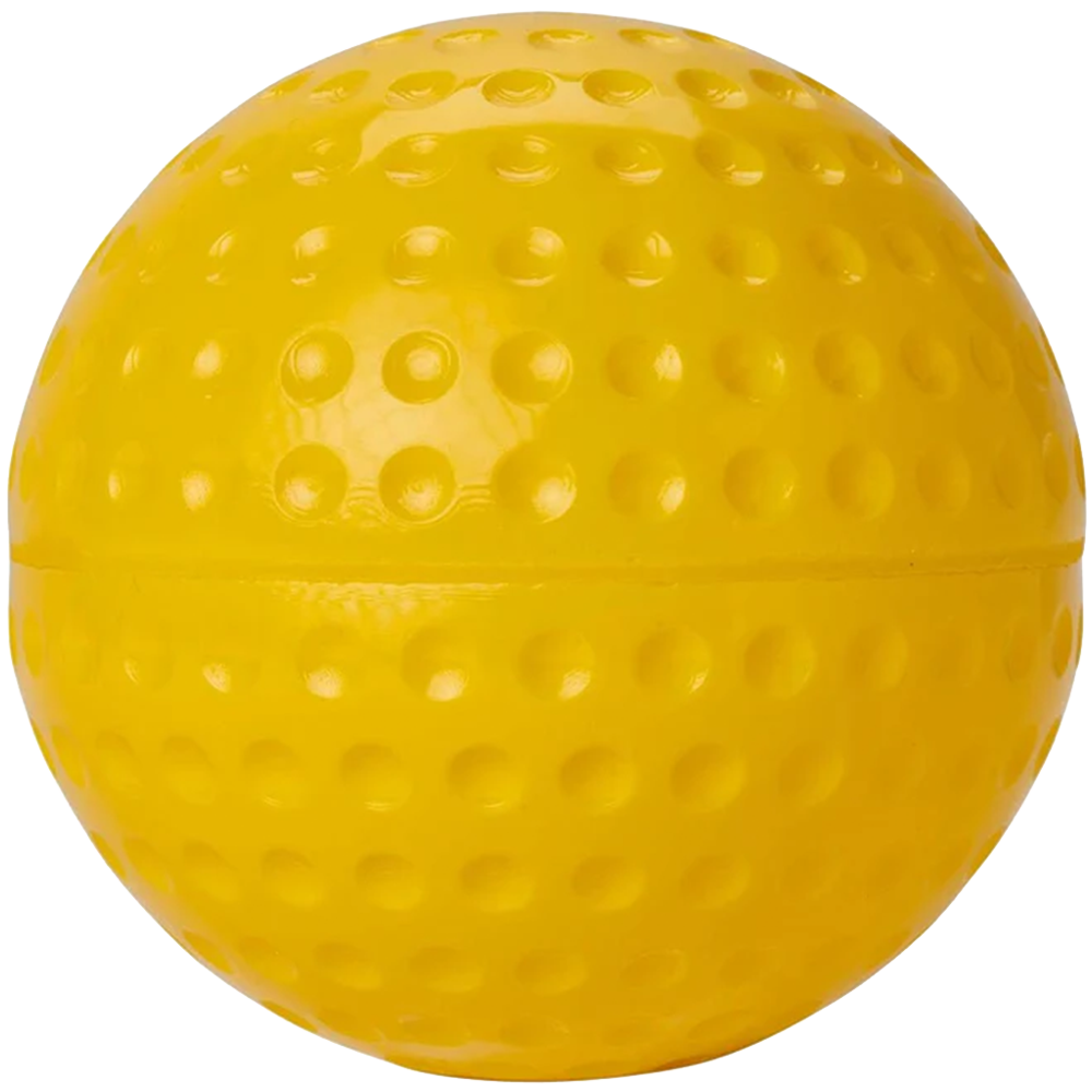 Yellow Soft Dimple Molded Baseball for Jugs Machine