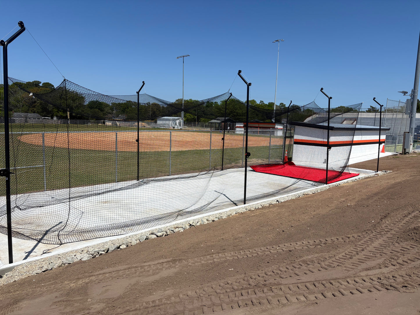 Procage 70' Cantilever Batting Cage Frame