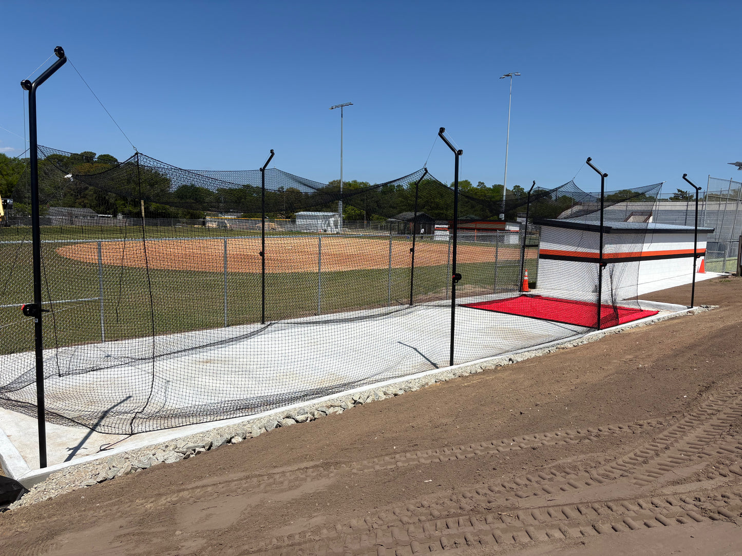 Procage 70' Cantilever Batting Cage Frame