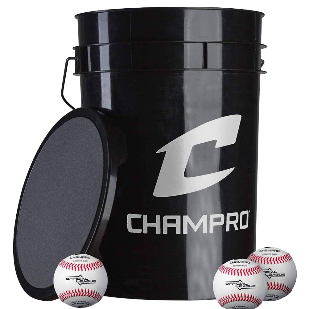Champro Ball Bucket w/ Padded Lid