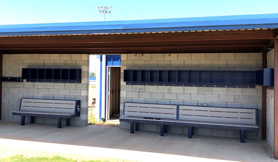 Baseball dugout bench | Softball dugout bench