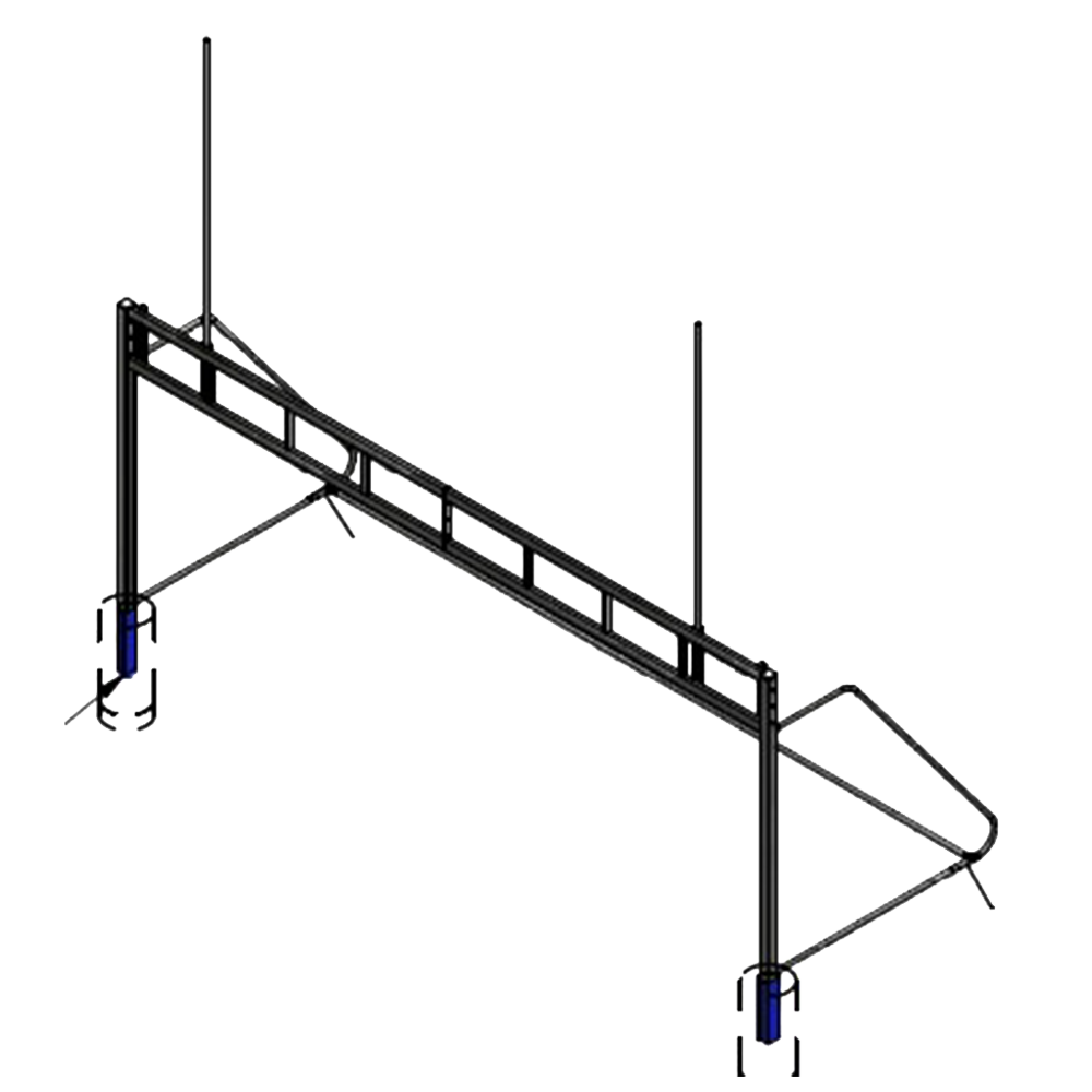 Combination Soccer/Football Goalpost
