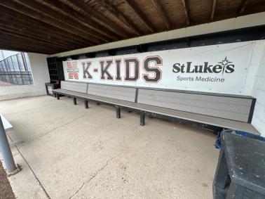 dugout shelf Baseball and softball