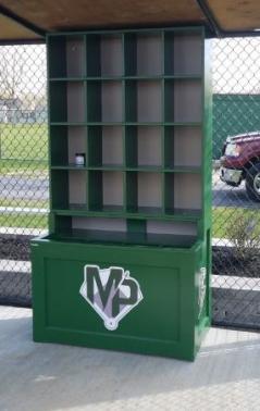 softball helmet storage
