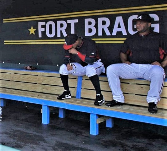 Fort Bragg Dugout bench