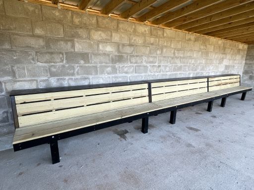 Baseball dugout bench | Softball dugout bench