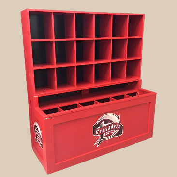 Dugout storage Helmet & Bat Combo baseball softball