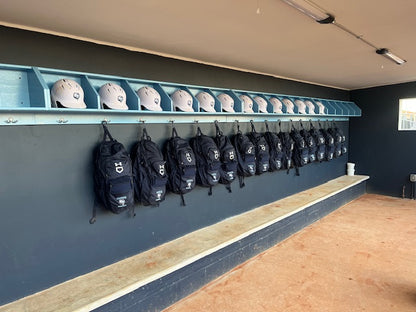 dugout player storage rack 
