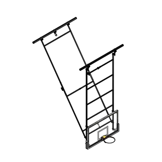 Dual Post Ceiling Hung Backstops