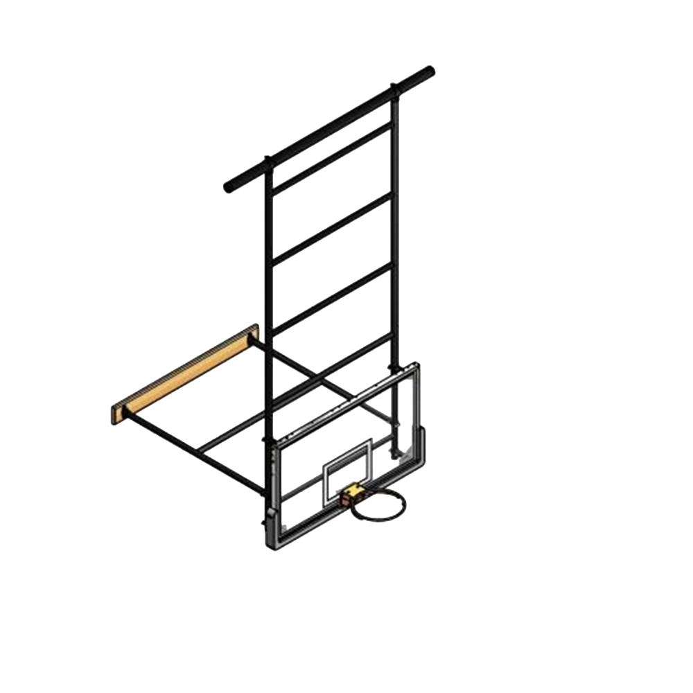 Dual Post Ceiling Hung Backstops