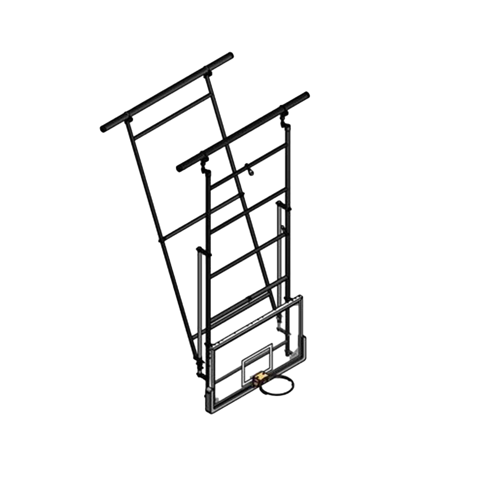 Dual Post Ceiling Hung Backstops
