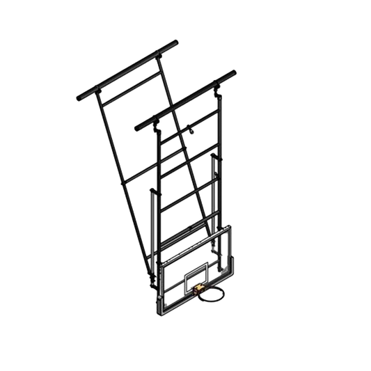 Dual Post Ceiling Hung Backstops