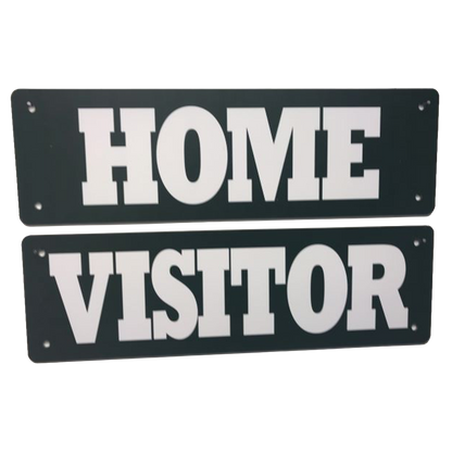 Dugout Header - Home & Visitors