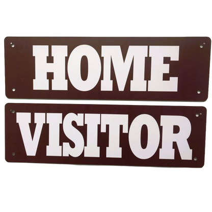 Dugout Header - Home & Visitors