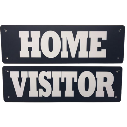 Dugout Header - Home & Visitors