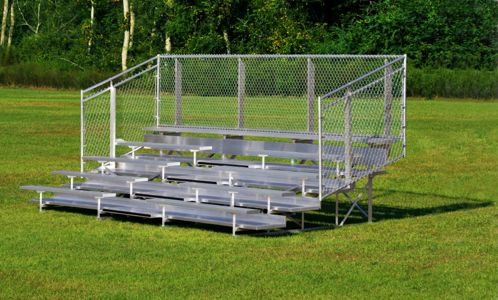 Dura-Lite Welded Portable Bleachers - 5 row