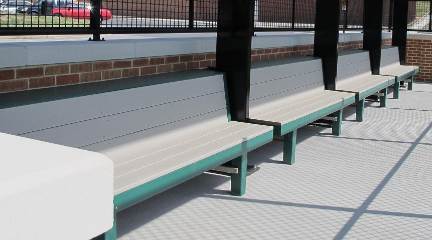 Baseball dugout bench | Softball dugout bench