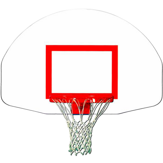 Front-Mount Fan-Shaped Steel Backboard