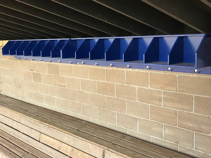 Reavis HS dugout player storage rack