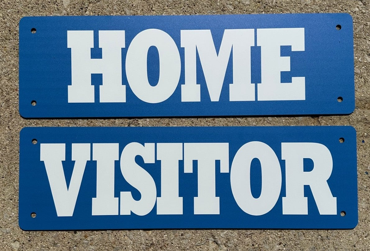 Dugout Header - Home & Visitors