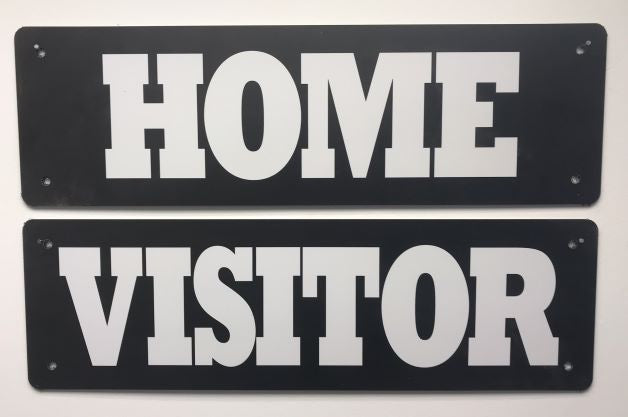 Dugout Header - Home & Visitors