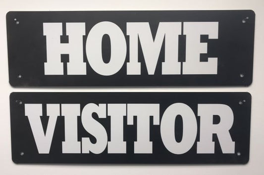 Dugout Header - Home & Visitors
