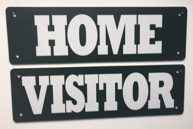 Dugout Header - Home & Visitors