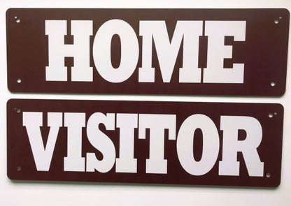 Dugout Header - Home & Visitors