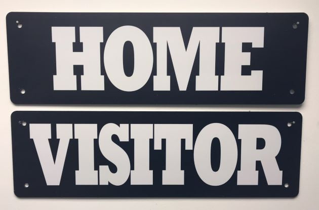 Dugout Header - Home & Visitors