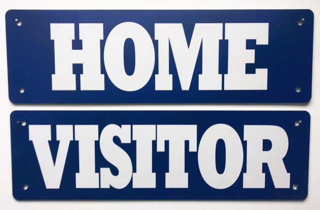 Dugout Header - Home & Visitors