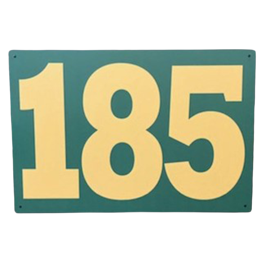 Horizontal OF Distance Signs - METAL