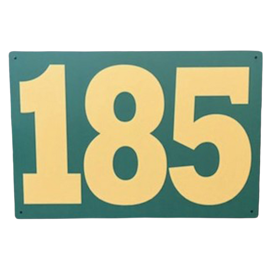 Horizontal OF Distance Signs - METAL