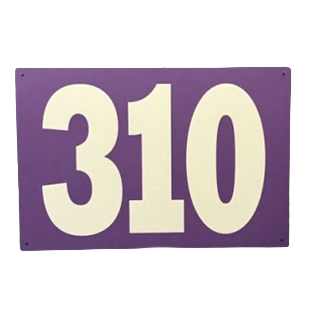 Horizontal OF Distance Signs - METAL