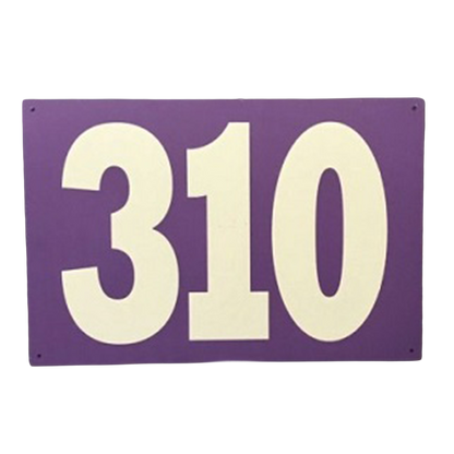 Horizontal OF Distance Signs - METAL