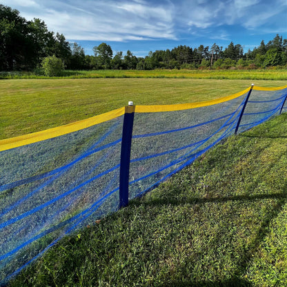 In-Ground Grand Slam Fencing with Pocket Attachments